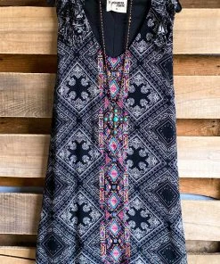 Andree Wish You Were Here Dress - Black - SALE