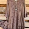 Sassy Bling AHB EXCLUSIVE: Enjoyable Reaction Dress - Mocha What's New