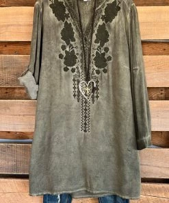 Andree By Unit AHB EXCLUSIVE: Here When You Need Me Dress - Olive What's New