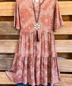 Sassy Look What's New Pleasantly Trending Dress - Dark Taupe