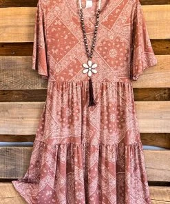 Sassy Look What's New Pleasantly Trending Dress - Dark Taupe