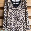 Heimish Modern Moves Top - Mocha/Leopard - SALE