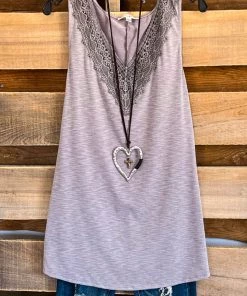Emerald A Part Of Me Top - Grey Plus Sizes