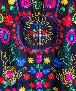 A&A AHB EXCLUSIVE: As Beautiful As It Gets Tunic -Black - 100% COTTON