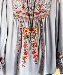 Andree Always With Me Blouse - Placid Blue - SALE-