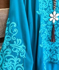 Andree What's New Everything I Do Blouse - Teal