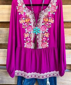 Andree Convincing With Pleasure Tunic - Magenta What's New