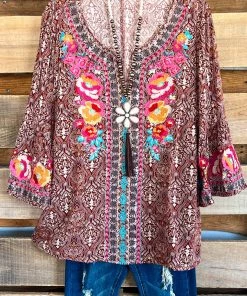 Andree By Unit What's New Somebody Special Top - Rust