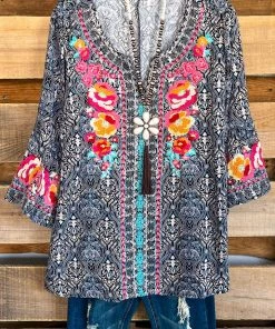 Andree By Unit What's New Somebody Special Top - Navy