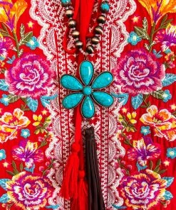 Andree Convincing With Pleasure Blouse - Tomato