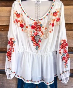 Andree What's New AHB EXCLUSIVE: Dashing With Zeal Blouse - Ivory