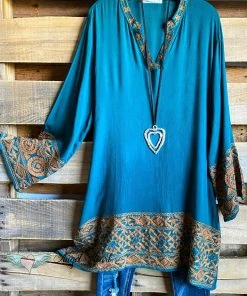 A&A AHB EXCLUSIVE: Dream With Me Dress - Teal