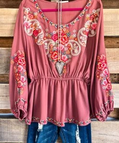 Andree AHB EXCLUSIVE: Dashing With Zeal Blouse - Mauve