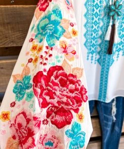 Andree Take On Me Embroidered Blouse - Ivory