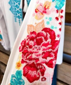 Andree Take On Me Embroidered Blouse - Ivory