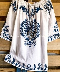 A&A AHB EXCLUSIVE: Sun Up Forever Tunic - White What's New