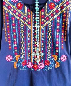 Andree All Your Reasons Top - Midnight Blue - 100% COTTON