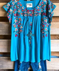 Andree AHB EXCLUSIVE: Taking Hearts Top - Teal