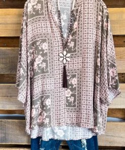 Andree Clarity For The Day Tunic - Sage Blush - SALE