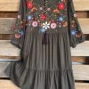 Andree A Walk In The Garden Dress - Olive