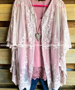 Origami What's New AHB EXCLUSIVE: Finding Perfection Kimono - Old Rose