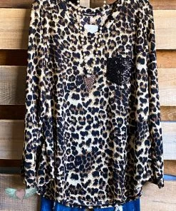 Heimish Sing And Shine Top - Brown - SALE