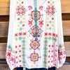 Andree Give It Your All Embroidered Blouse - Ivory