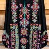 Andree Give It Your All Embroidered Tunic - Black