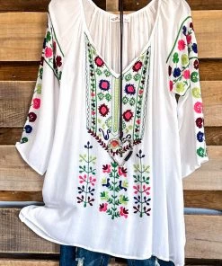 Asha AHB EXCLUSIVE - Love Note Tunic - White