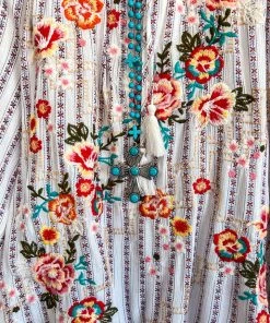 Andree Back To You Blouse - Ivory Multi