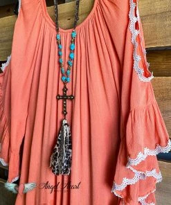 Sassybling What's New AHB EXCLUSIVE: Classy Oversized Tunic - Peach