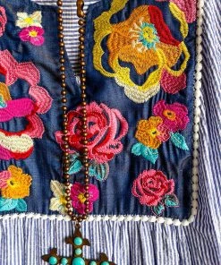 Andree AHB EXCLUSIVE: To The Garden Blouse - Denim - SALE