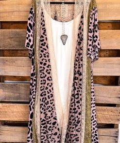 GiGiO What's New Life In The Fast Lane Kimono -Mocha/Golden