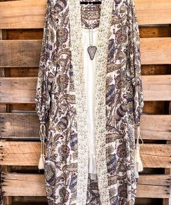 GiGiO What's New Sending My Love Kimono - Off White