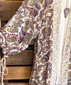 GiGiO What's New Sending My Love Kimono - Off White