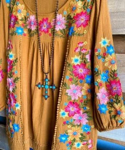 Andree AHB EXCLUSIVE: Rest Your Love On Me Blouse - Marigold - 100% COTTON