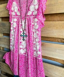 Andree AHB EXCLUSIVE: Timeless Travels Dress - Hot Pink