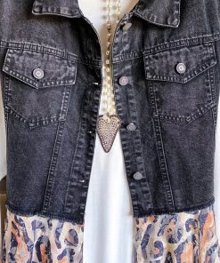 Origami What's New AHB EXCLUSIVE: All The While Vest - Black On Leopard