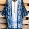 Origami AHB EXCLUSIVE: More Than Just A Friend Lace Kimono - Teal What's New
