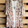 Origami AHB EXCLUSIVE: More Than Just A Friend Lace Kimono - Leopard
