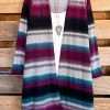 Angel Heart Boutique What's New Forever Yours Cardigan - Plum/Black