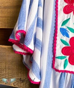 Andree AHB EXCLUSIVE: Pretty Skies Top - Ivory/Navy - SALE