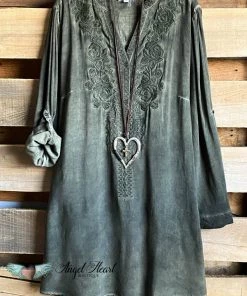 Andree By Unit AHB EXCLUSIVE: Here When You Need Me Dress - Olive What's New