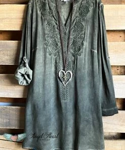 Andree By Unit AHB EXCLUSIVE: Here When You Need Me Dress - Olive What's New