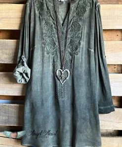 Andree By Unit AHB EXCLUSIVE: Here When You Need Me Dress - Olive What's New