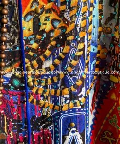 Trendology What's New AHB EXCLUSIVE: Flower Child Oversized Sheer Tunic - Red Mix