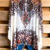 Trendology What's New AHB EXCLUSIVE: Wild Thing Kaftan - Ivory