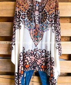 Trendology What's New AHB EXCLUSIVE: Wild Thing Kaftan - Ivory