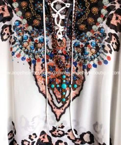 Trendology What's New AHB EXCLUSIVE: Wild Thing Kaftan - Ivory