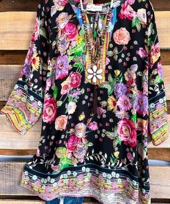 Angel Heart Sales 11 A&A What's New Beloved Heartbreaker Tunic - Black